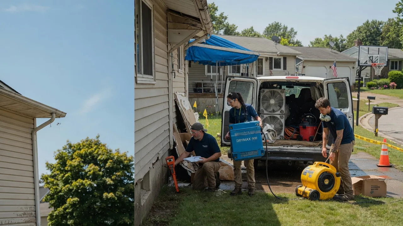 Ceiling Leak Cleanup in Dodgeville, MI near me
