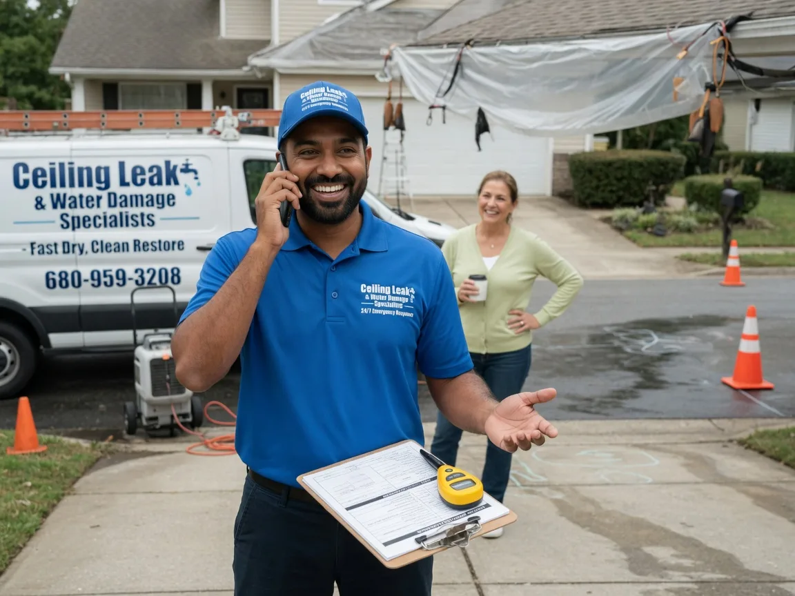 Ceiling Leak Cleanup Dodgeville, MI FAQs